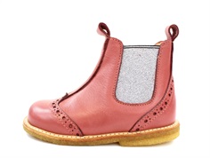 Angulus ancle boot d.rose/silver with hole pattern